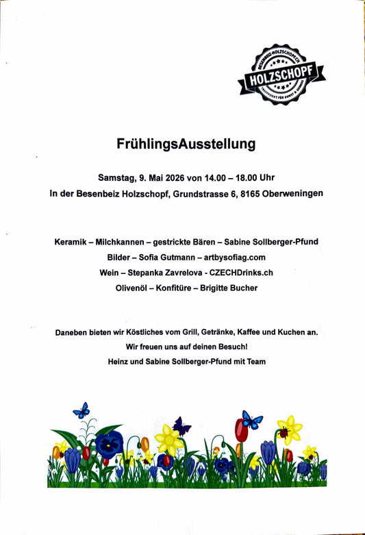 9. Mai Holzschopf - Eröffnung der Saison, Weinverkostung